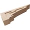 Ekena Millwork 6"W x 36"D x 12"H Thin Mayflower Rough Cedar Woodgrain TimberThane Corbel, Primed Tan CORUR06X36X12MAYRCPR - alternate 5